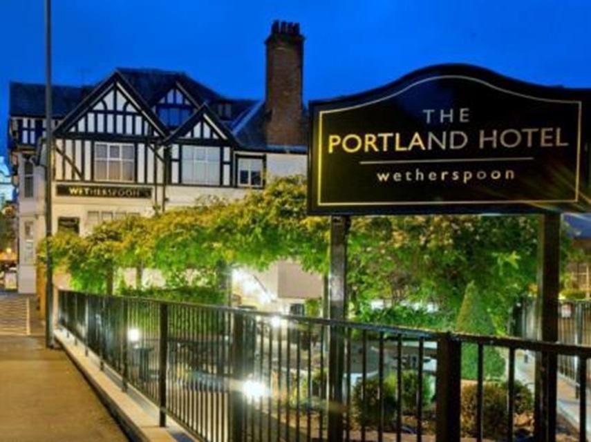 The Portland Hotel Wetherspoon Chesterfield Bagian luar foto